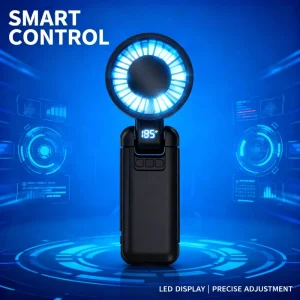 Portable Quiet High Speed Foldable Handheld Fan USB Rechargeable 10000mAh Car Outdoor Household Hotel Electric