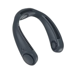 Portable Rechargeable 4000mAh ABS Silicone Wearable Summer Outdoor Household Three Motors Neck Fan
