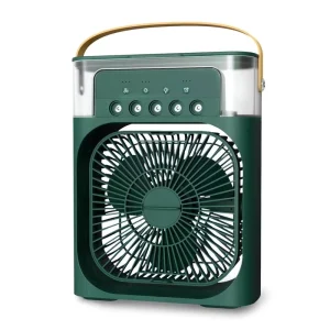 Portable Rechargeable Cooling Fan with Humidifier Quiet Water Spray Cooling Fan with Large Water tank