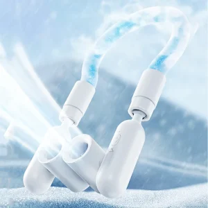 Portable Rechargeable Cooling Hanging Neck Fan Custom Logo Bladeless Around the Neck Fan for Summer Travel