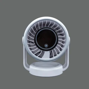 Portable Rechargeable Mini Table Fan 360 Degree Angle Brushless Motor Silent Eco-Friendly Desktop Turbo Camping Fan