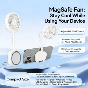 Portable Rechargeable Mini USB Fan Quiet & Compact Personal Handheld Fan for Phone Car Outdoor Household Hotel Use