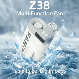 Portable Sport Outdoor Cooling Wearable Waist Clip Fan with Light Rechargeable Body Belt Waist Fan for Clothes Shirt