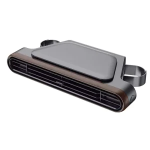 Portable USB Battery Powered Quiet Three Speed Car Fan Twin Turbines Plastic Handheld Aromatherapy RV Use English for Car Seat