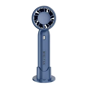 Portable USB Battery Rechargeable Turbo Mini Fan Foldable Plastic Table Air Cooling Energy Efficient Household Students