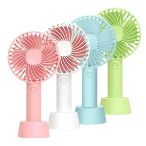 Portable USB Handheld Ceiling Table Fan Rechargeable Battery Mini Air Cooling Fan