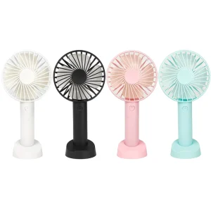 Portable USB Handheld Fan Lash Table Fan Rechargeable Battery Portable Air Cooling USB Mini Fan