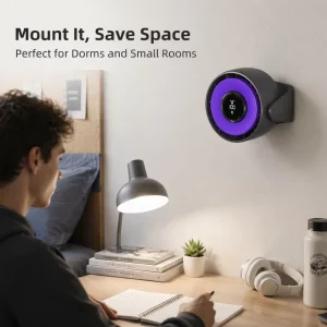 Portable USB Rechargeable Circulation Super Fan Dual Use Desktop Wall Mounted Mini Table Fan for Indoor Use