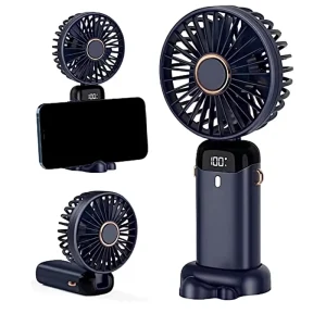 Portable USB Rechargeable Handheld Fan for Car Use