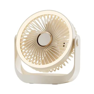 Portable USB charged Compact Desktop Fan Brushless Motor 3 speed for Office Home Dorm Outdoor Use Fan