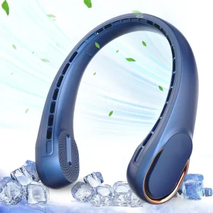Portable Usb Charging Personal Hanging Neck Bladed Fan Neck Cooling Sports Hanging Silent Strong Wind Fan