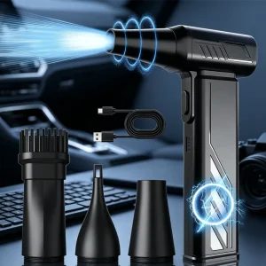 Portable Wireless Car Air Dryer 130000RPM Violent Mini Fan 2000mAh Battery Fast Charge Electric Air Duster