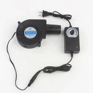 Powerful DC 12v 2.94A 9733 Low noise Axial flow Campfire Barbecue Centrifugal Brushless Air Electric Blower BFB9733H Cooling Fan