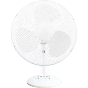 Powerful Portable Electric Desk Fan High Velocity Quiet Operation Compact Strong Airflow Plastic Blade for Home Office Cooling