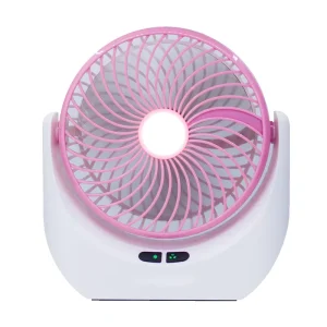 Powerful Rechargeable Table Fan with LED Light