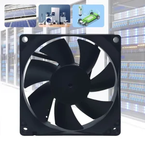 Poweryear 8025 Exhaust Dc Cooling Fan 24V 12v Dc Ventilation 80x80x25mm Dc Industrial Axial Flow Fans