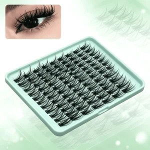 Pre Made Fan Segmented Lashes Biodegradable Packaging Non Irritating Soft PBT Hair DIY Beauty Cluster Eyelashes