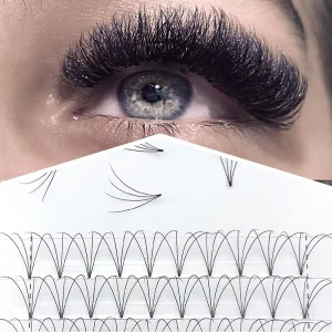 Premade Volume Fan Lashes 3D-10D Needle-Point Stem Narrow Base Lightweight