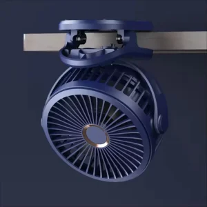 Premade Volume Fans Mini Portable Chargeable Clipped Fan 360 Degree Rotation 4 speed Wind USB Desktop Silent Air Clip Fan
