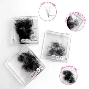 Premade Volume Loose Fans Individual 0.03 0.05 0.07 C D Loose Pre Made Fans Lash