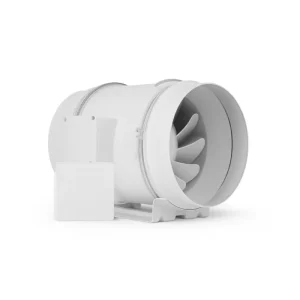 Premium 8 Inch Silent Axial Duct Fan AC Ball Bearing Dual Voltage Powerful Home Commercial Kitchen Exhaust Ventilation Fan