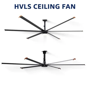 Premium Mega Ceiling Fan IE5 PMSM Direct Drive 10ft 24ft Big HVLS Fan ETL Certified for Smart Climate Control Gym Arena