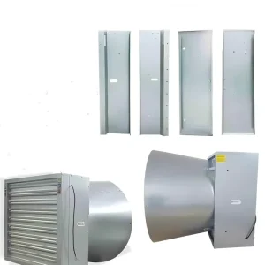 Premium Stainless Steel Wall Mounted Exhaust Fan Provides Consistent Airflow for Farm and Warehouse Spaces