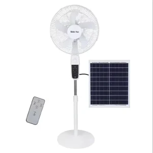 Price Low Energy Solar Plastic Hotel Use Standing Floor Fan Rechargeable Remote Outdoor 12 Adjustable Speeds Low Noise