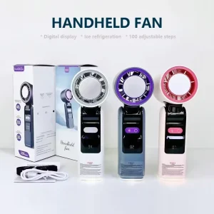Price Wearable Electric USB Portable Foldable Handheld Mini Fan with Cooling Function and Neck Strap Custom Logo