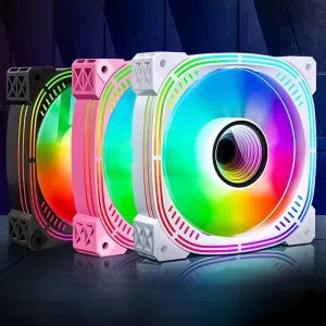 Prism 4 PRO PC Case Fan With Aura Sync 120mm ARGB Cooler Pwm Radiator Factory White Computer Case Fan
