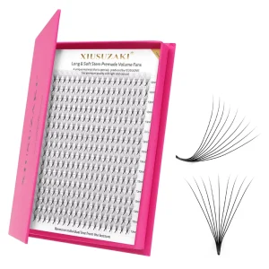 Private Label 0.05 Wispy Pro Made Lashextensions 5d 6d 10d 12d 20d Mega Premade Volume Fans Long Steml Eyelash Premade Fans