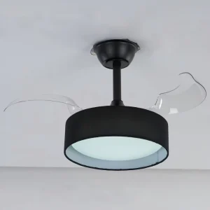 Private Label LED Ceiling Fan with Light for Living Room Modern European Style Remote Control Customized Home Decor