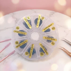 Private Label Pro Made Loose Lash Fans with Pointy Base Premade Fans Loose Mink C Curl CC D DD Promade Loose Fans
