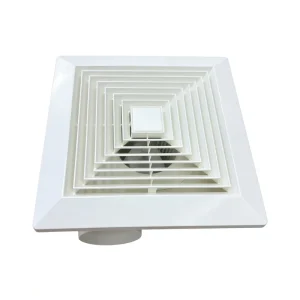 Professional 14 Inch 110V 220V Ceiling Mounted Plastic Exhaust Fan 40 DB Low Noise 45W Power for Household Industrial Hotel