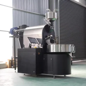 Professional 6kg Coffee Bean Roaster Gas Burner Continuous Roasting Equipment with Cyclone Chaff Collector for Micro Roastery