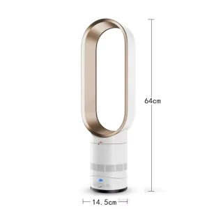 Professional Bladeless Fan Brushless Motor Remote Control Timing Silent Cycle Design 40W DC for Office and Home Use Smart Fan