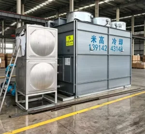 Professional Customizable Cooling Tower Industrial Flow Cross Flow Closed Cooling Tower Water Saving Cooling Water Tower