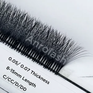 Professional Korean Handmade Plastic Fan Eyelashes Superroot Lashes 3D 10D 12 Rows Large Tray Mega Volume Eyelash Extensions