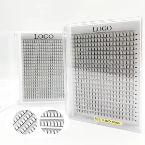 Professional Pre Made Fan Eyelashes Short Stem Lashes 2d 3d 4d 5d 6d 8d Large Tray Premade Fans Mega Volume Eyelash Extensions