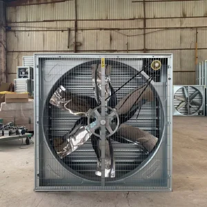Galvanized Push Pull Exhaust Fan Low Noise Industrial Ventilation Fan