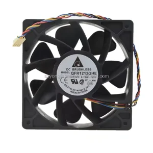 QFR1212GHE PWM 4Pin 12V 2.7A 12038 Server Cooling Fan 120*120*38mm QFR1212GHE