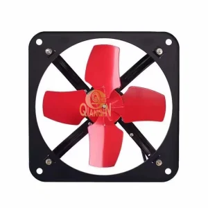 QQ Farm Fans Powerful Industrial Ventilation Extractor Cast Iron Axial Exhaust Commercial Air Blower Fan Wall Fan Full Copper