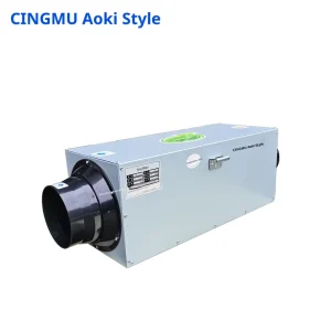 Qingmu Feng Modern Living Room Blower Ventilation System Metal Galvanized Sheet Static Pressure Soundproof Centrifugal Fan Duct
