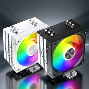 QiuzAim120mm ARGB CPU Air Cooler 6 Heat Pipe PWM Fan Desktop PC Heatsink Support LGA1700 AM5 AM4 Processor Cooling Radiator