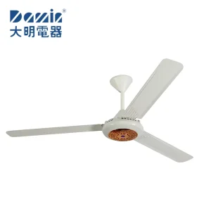 Quiet 3 Blades 56 Inch Ceiling Fan Solid Sturdy Construction Powerful Durable Motor Smooth and Even Air Circulation