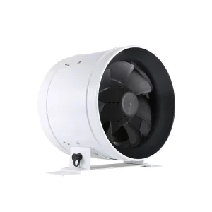 Quiet EC Motor 6 Inch 150MM 350 CFM Variable Speed Duct Fan Blower Plastic Blades ODM OEM Customization Heavy Duty Ball Bearing
