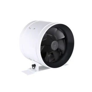 Quiet Hydroponic Inline Exhaust Fan Wired EC Free Speed Control 250mm Duct Ventilation Fan