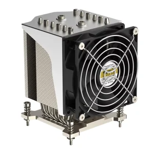 R96 CPU Server Cooler Fan 4pin 6 Heatpipe 240W Heat Sink Active Cooling Fan for Intel LGA1700 LGA3647 Server Heatsink