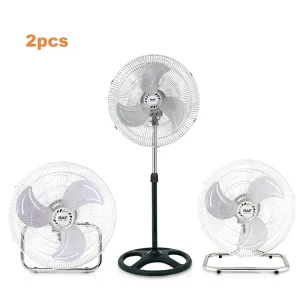 RAF 3 Speed Adjustable Tilt Electric Standing Fan 16 Inch Pedestal Floor Fan