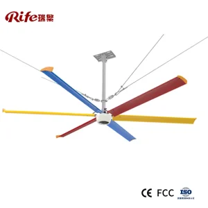 RDS33 Large HVLS Energy Saving Commercial Industrial Ceiling Fan with Motor for Shopping Malls and Retail Stores